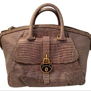 Gorgeous Dooney & Bourke gray leather satchel